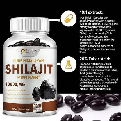 Shilajit Capsules - for Energy, Enhance Men Performance, Muscle Strength, EnduranceSupplement