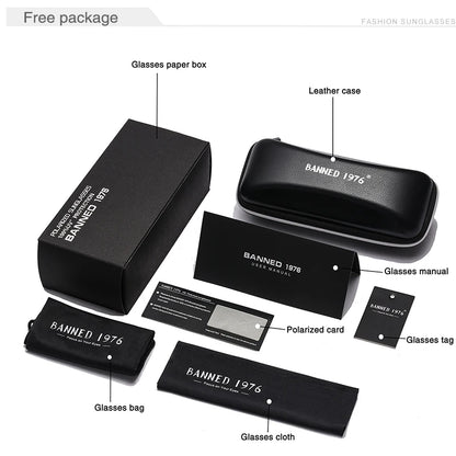 2022 HD Polarized Round Metal Sunglasses UV400 Men's Sun glasses Feminin Women's Vintage Gafas De Sol Metal Goggles With box