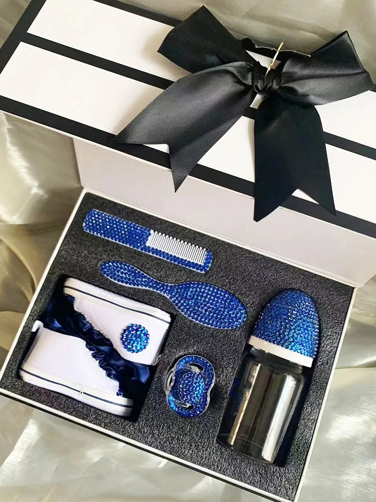 Baby Toddler Shoes Newborn Gift Set With Luxury Gift Box Packaging Badiee Stylez