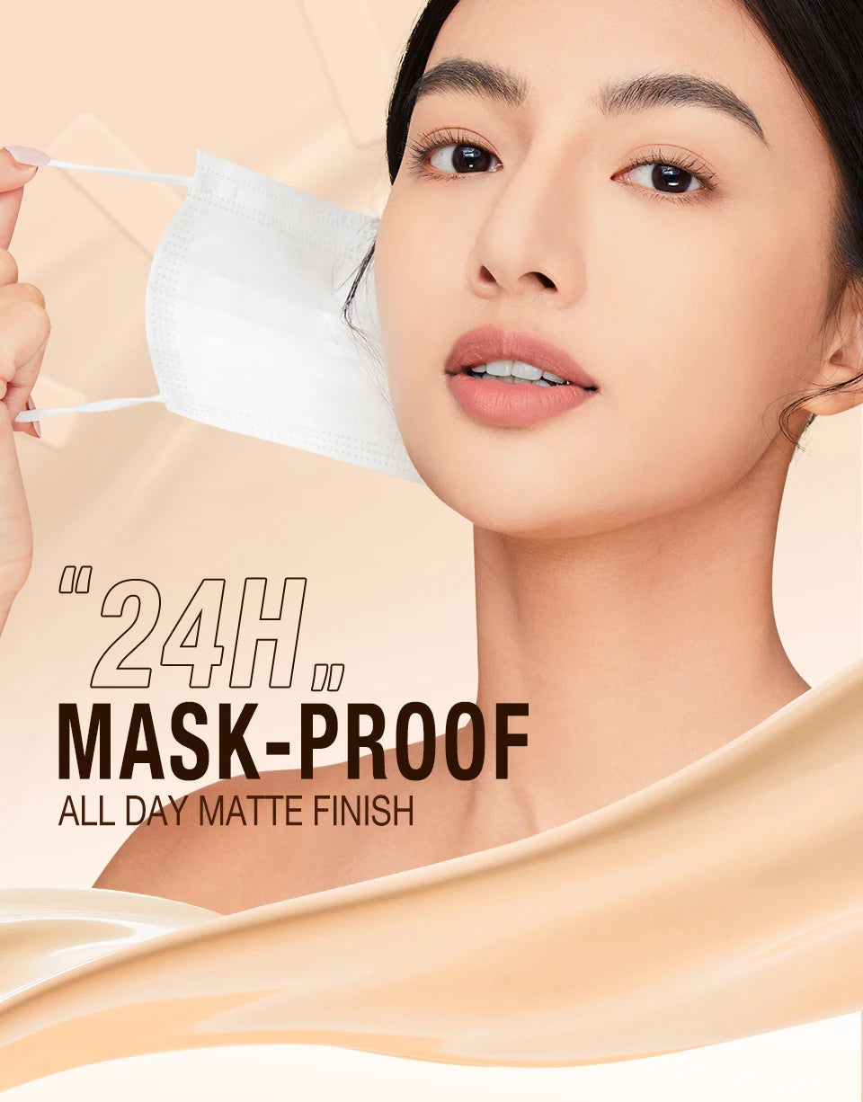 O.TWO.O Liquid Foundation Cream for Face 30ml High Coverage Makeup Base SPF30 Waterproof Concealer Makeup Foundation