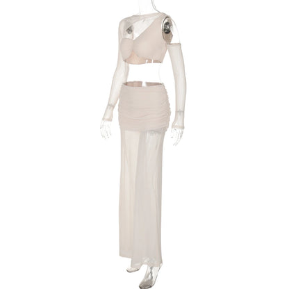 Hawthaw Women 2025 Spring Autumn Long Sleeve Crop Tops Long Pants Party Club Two Piece Sets Outfits Wholesale Items For Business