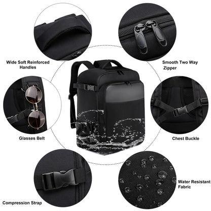 Geestock ryanair 40x25x20 Aircraft Backpack Multifunctional Travel Backpack CarryOn Cabin Luggage Waterproof 14" Laptop Backpack