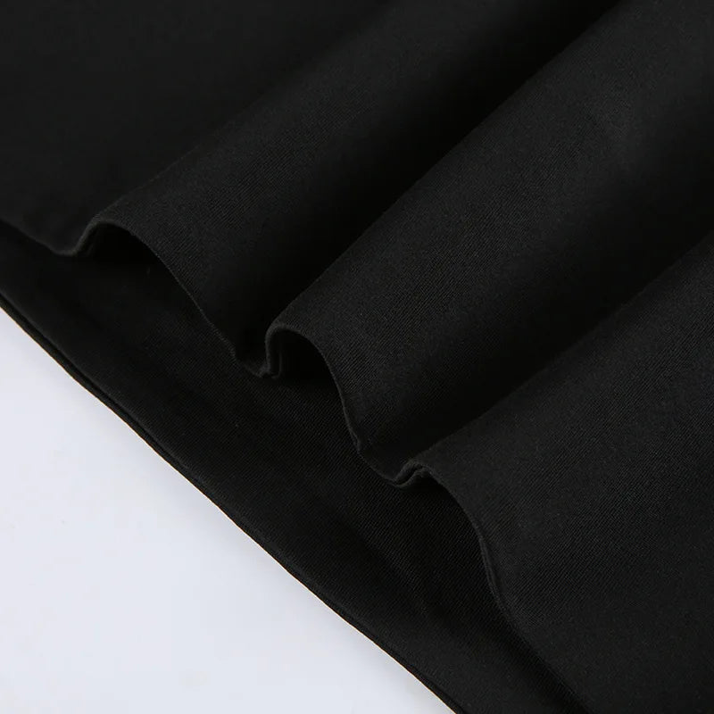 Sleeveless Collar Crop Top Women Tank Tops Casual Y2K Summer 2024 Black T Shirts Sexy