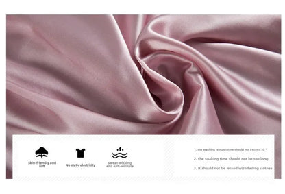 5-piece Set of Women's Sleepwear Sexy Silk Nightgown Lace Satin Nightgown V-neck Vest Breathable Comfortable Women's Nightgown