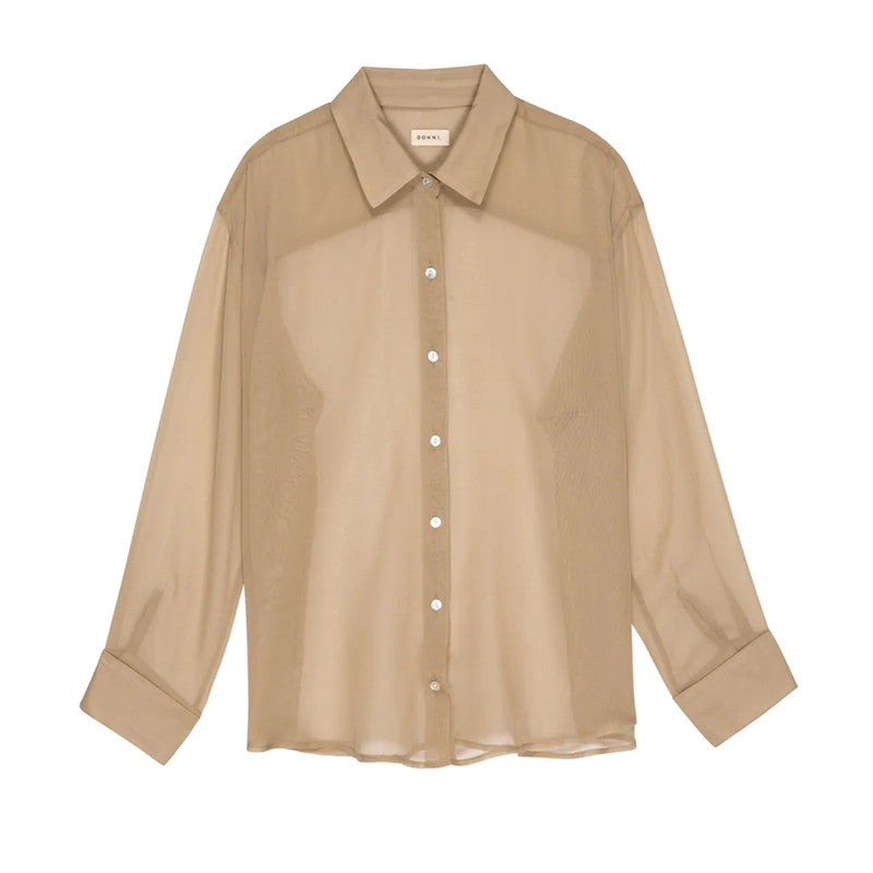 Womens Transparent Shirts Y2k Long Sleeve Lapel Button Down T-shirt Beach Cover Up Sexy Tops and Blouses Female Smock