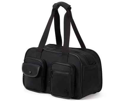 AJI Women Travel Bag Nylon Handheld Travel Bag Carry On Luggage Bag Large Capacity Weekender Gym Sport Holdall Overnight Bag