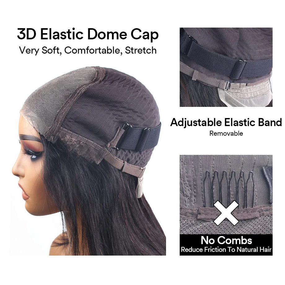 Glueless Wig Human Hair Ready To wear Pre Cut Pre Plucked 4x4 5x5 Hd Transparent Body Wave Lace Closure Wig Brazilian Wigs