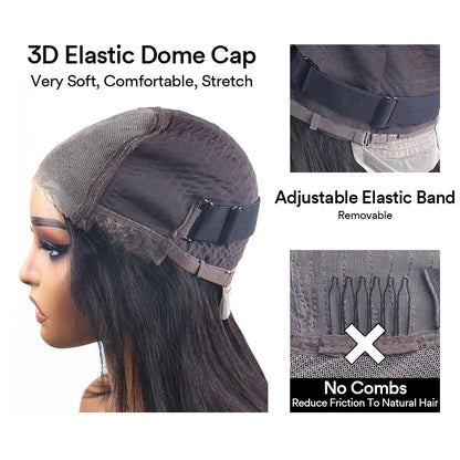 Glueless Wig Human Hair Ready To wear Pre Cut Pre Plucked 4x4 5x5 Hd Transparent Body Wave Lace Closure Wig Brazilian Wigs