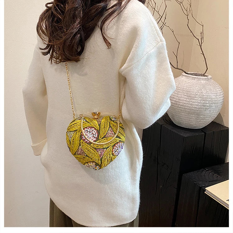 Luxury Gold Clutch Bags for Women 2025 Party Bags Evening Purse Designer Crossbody Bag New in Handbag Ladies hand bag sac femme