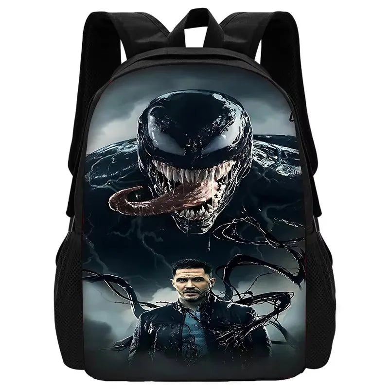 Marvels V-venoms Child School Backpack with Lunch Bags ,Pencil Bags ,School Bags for Boys Girls Best Gift XHOO1-SB-102-A3