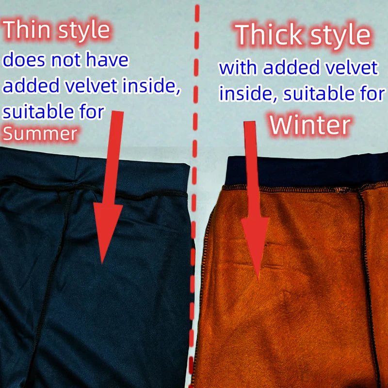 Thin & Thick Warm Winter Pencil Pants Womens Snow Plush Strench Lady OL SkinnyTrousers Femal Thichen Slim Clothing Leggings