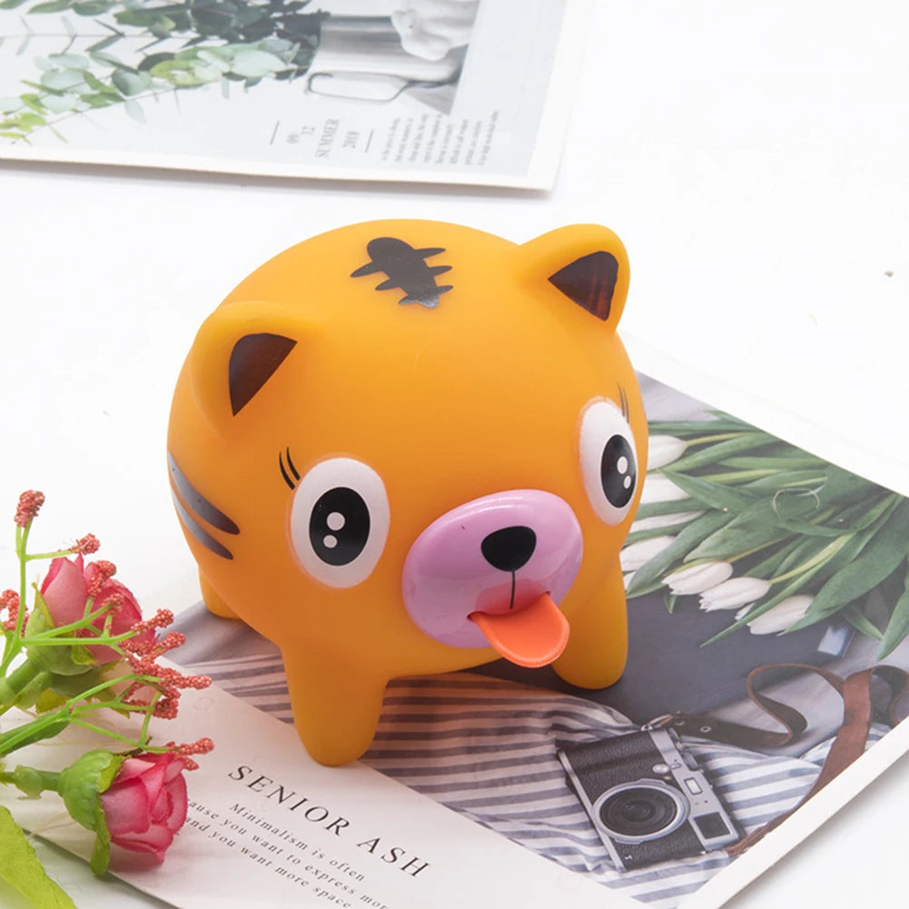 Squeeze Toys Animal Fidget Toy Anxiety Reducer Sensory Play Kids Adult Toy Soft Rabbit Bear Tiger Pig Kawaii Cute Toy