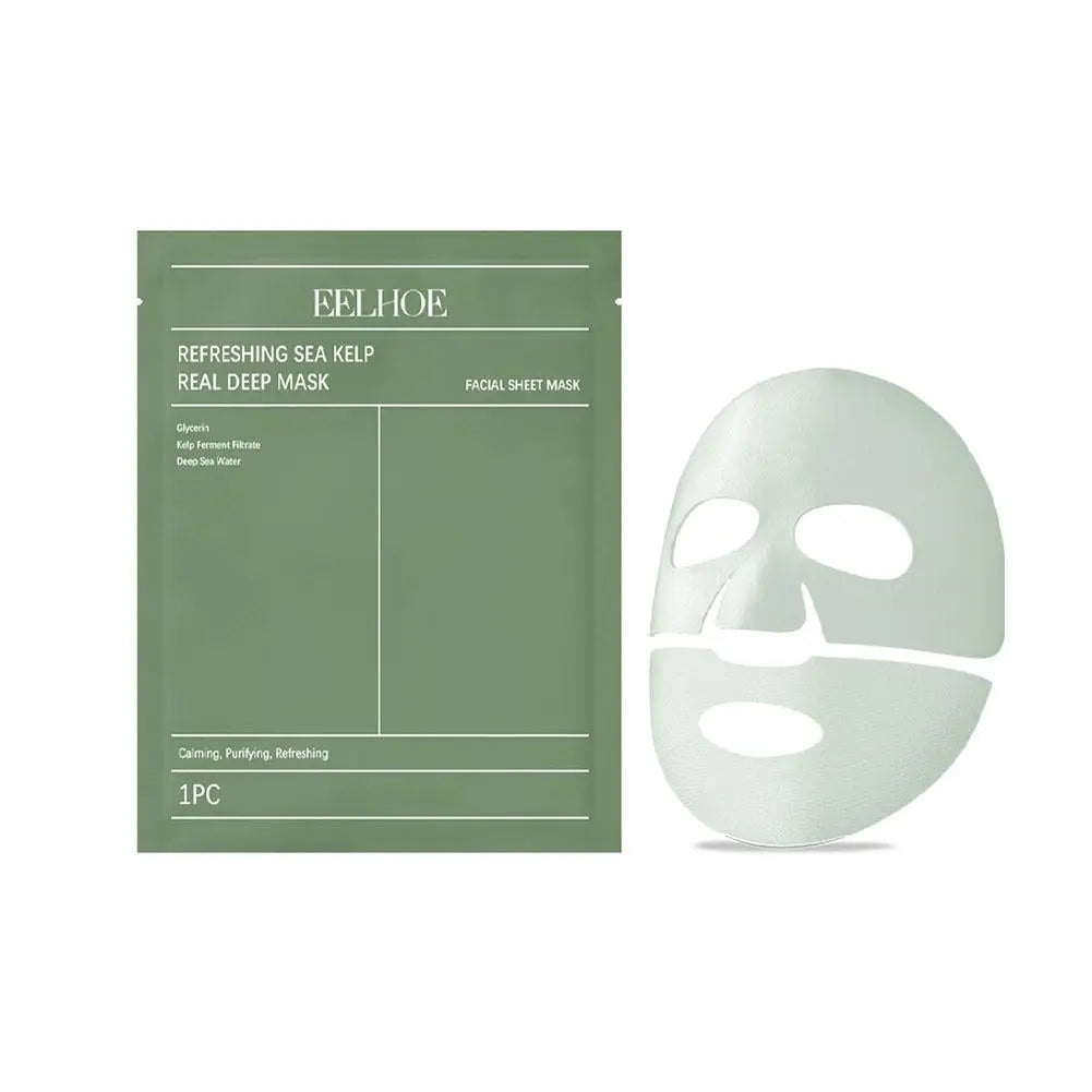 1/4Pcs Deep Collagen Overnight Face Mask Seaweed Collagen Essence Hydrating Overnight Hydrogel Mask Improve Elasticity, Firming