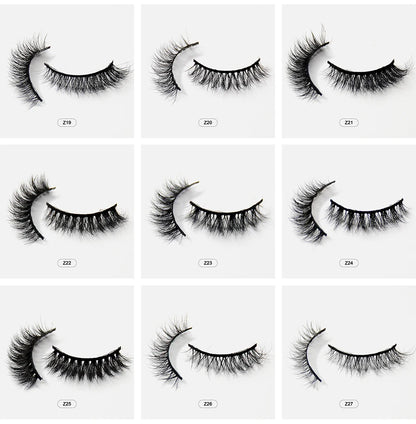 Dropshiping Makeup Mink Lashes Fluffy Soft Full Fake Eyelashes Natural False Eyelashes Wispy Lash Extension