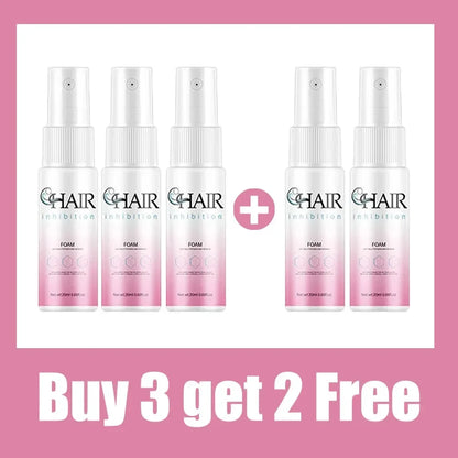 2 Minutes Fast Hair Removal Spray Painless Hair Growth Inhibitor Arm Armpit Leg Permanent Depilatory for Men Women Repair Care Buy 3 Get 2 free 1