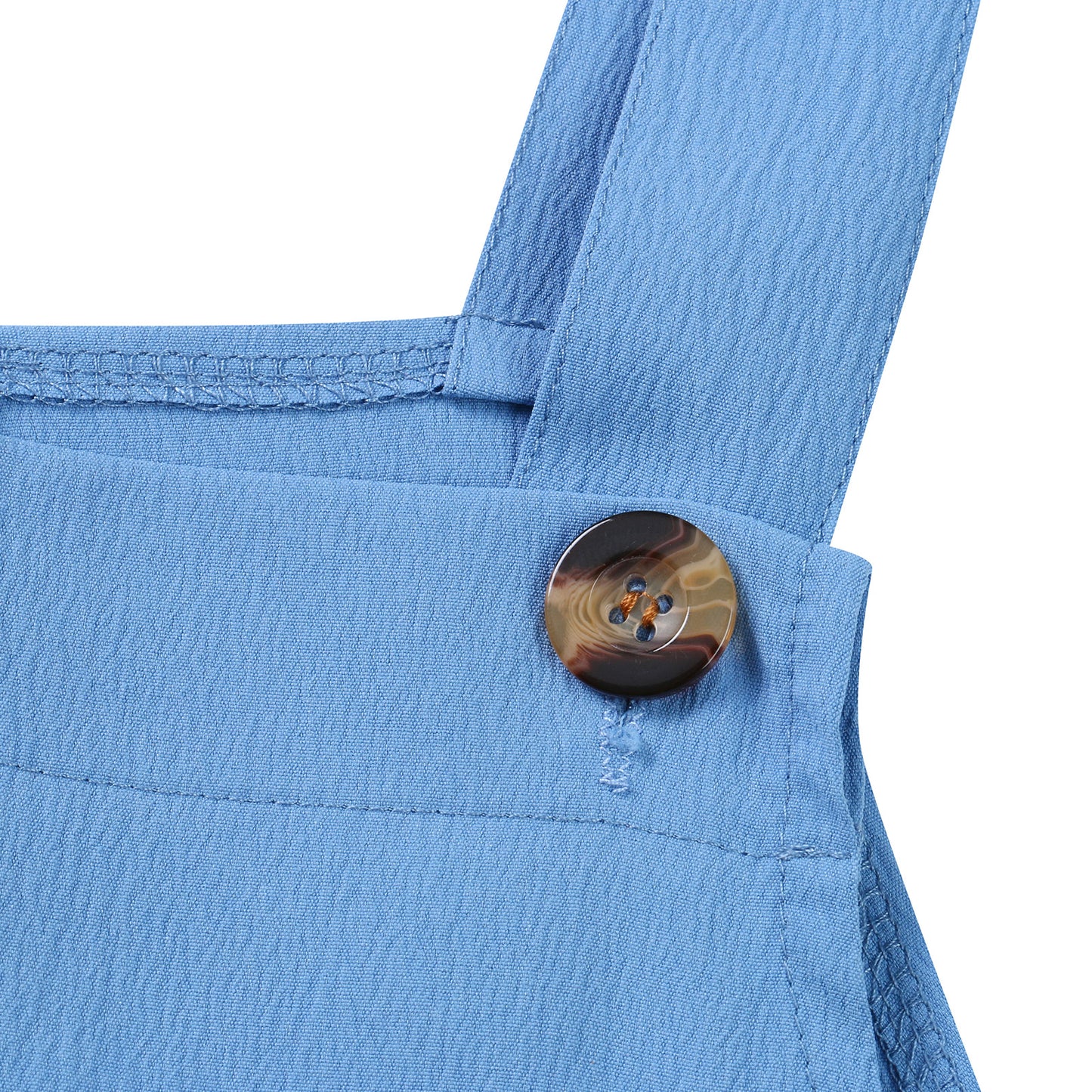 Overalls Women Summer Jumpsuit Outfits Plus Size Solid Color Casual Button Wide Leg Suspender Pants Overalls with Pockets