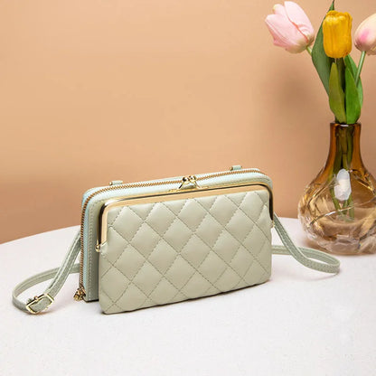 Bags for Women Trend PU Leather Handbags for Women Beige White Black Fashion Hand Bag Bolsas Para Mujeres Sac Phone Holder green Mini(Max Length<20cm) CHINA