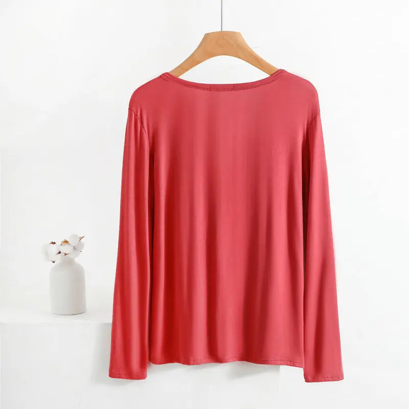 Summer Spring Modal Cardigan Long sleeves Candy colors V Neck Tshirt Open-front sun-proof clothing Air-conditioned tops