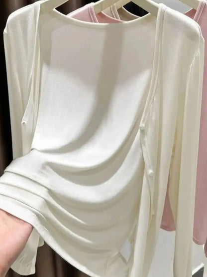 Plus Size Ice Silk Sun Protection Open Cardigan Thin Outerwear Women's Clothing for Chubby mm Short Outerwear Capelet Lace Trim