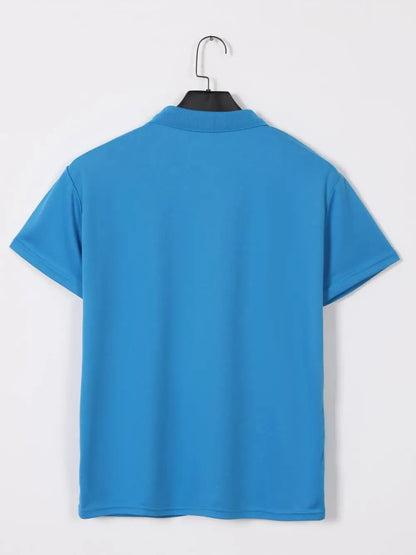 Sublimation Blank Polo Shirts Men Summer Short Sleeve Collar T Shirt Wholesale Casual Polo Tshirt For Men Camisas Para Hombres