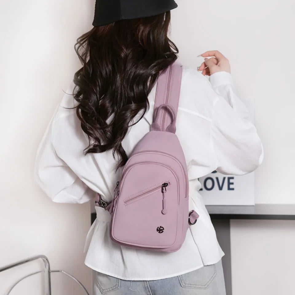 Waterproof Nylon Women Chest Shoulder Bags for Female Crossbody Sac Ladies Crossbody Bags Lightweight Girls Messenger Travel Bag
