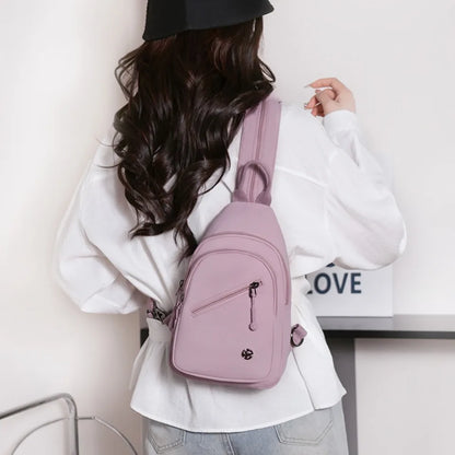 Waterproof Nylon Women Chest Shoulder Bags for Female Crossbody Sac Ladies Crossbody Bags Lightweight Girls Messenger Travel Bag