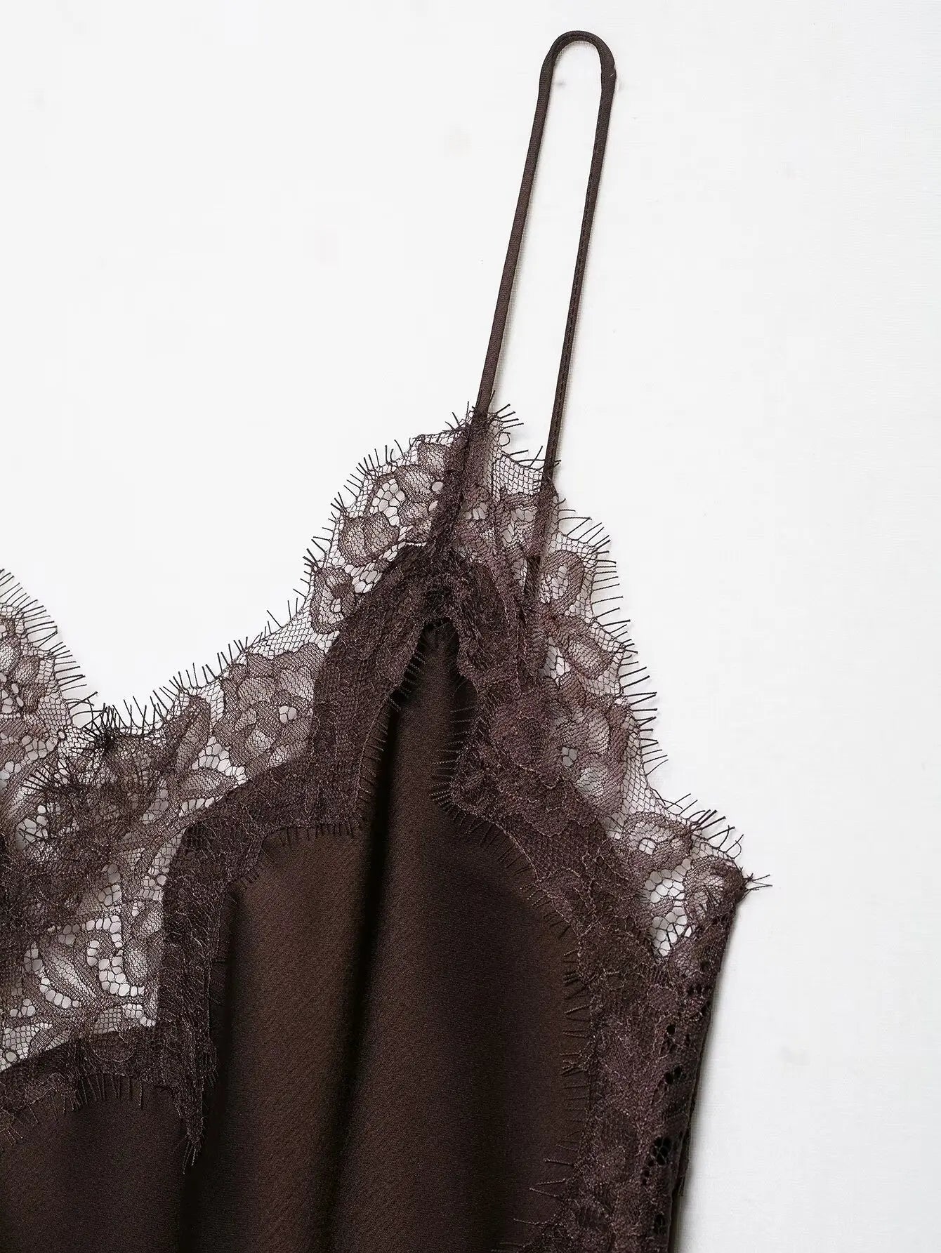 TFMLN Women Sexy Lace Splicing Dresses Summer Solid Sleeveless Asymmetry Dress Backless Slim Women's  Party Sling Mini Dress Badiee Stylez