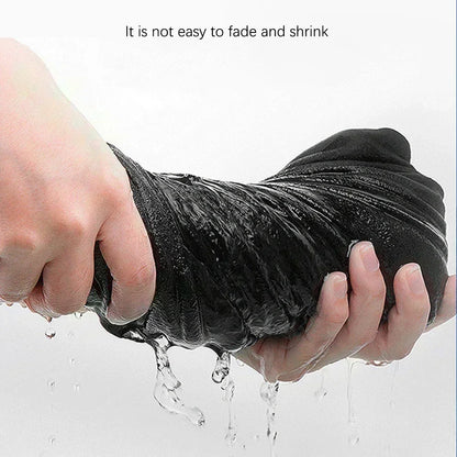 Black White GSM 500g Heavy Duty Cotton Plus Size T-Shirt Crew Neck Men's Short Sleeve Three Needles Half Sleeve Tee