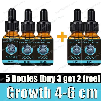 Penis Permanent Thickening, Increase XXL Growth Enlargement Massage Men's Cock Erection Lubricant Plant Extracts Massage Oil - Badiee Stylez