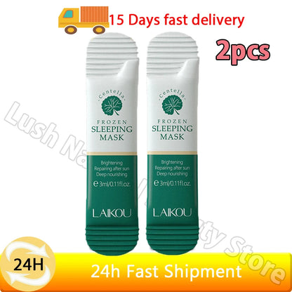 Korean Centella Asiatica Face Serum Shrink Pores Smoothing Rejuvenation Skin Brighten Whitening Cream Facial Moisturizing 30 ml 3ml-2pcs