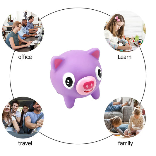 Squeeze Toys Animal Fidget Toy Anxiety Reducer Sensory Play Kids Adult Toy Soft Rabbit Bear Tiger Pig Kawaii Cute Toy