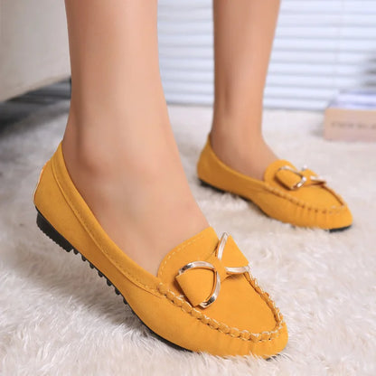 Women's Flat Shoes Fashion Casual Lofers 2023 Ladies Elegant Butterfly-Knot Comfortable Shoes Women Soft Classic Office Shoes