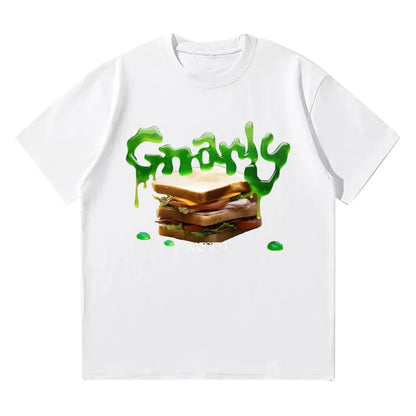 KATSEYE Gnarly T-shirts Fashion Creative Design Men Women Tees Korean Style Kpop Casual Short Sleeve Crewneck Y2K T Shirt