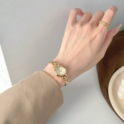 New Elegant Women's Watch Luxury Slim Gold Bracelet Watch Fashion Ladies Quartz Wristwatches Clock Gifts For Woman montre femme
