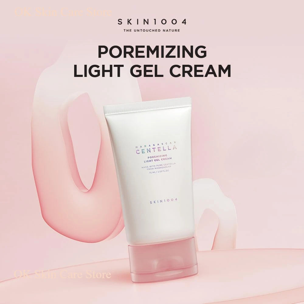 Korean Centella Pink Salt Pore Care Fresh Toner Ampoule Facial Serum Deep Cleanser and Face Cream Skincare Original Products Set