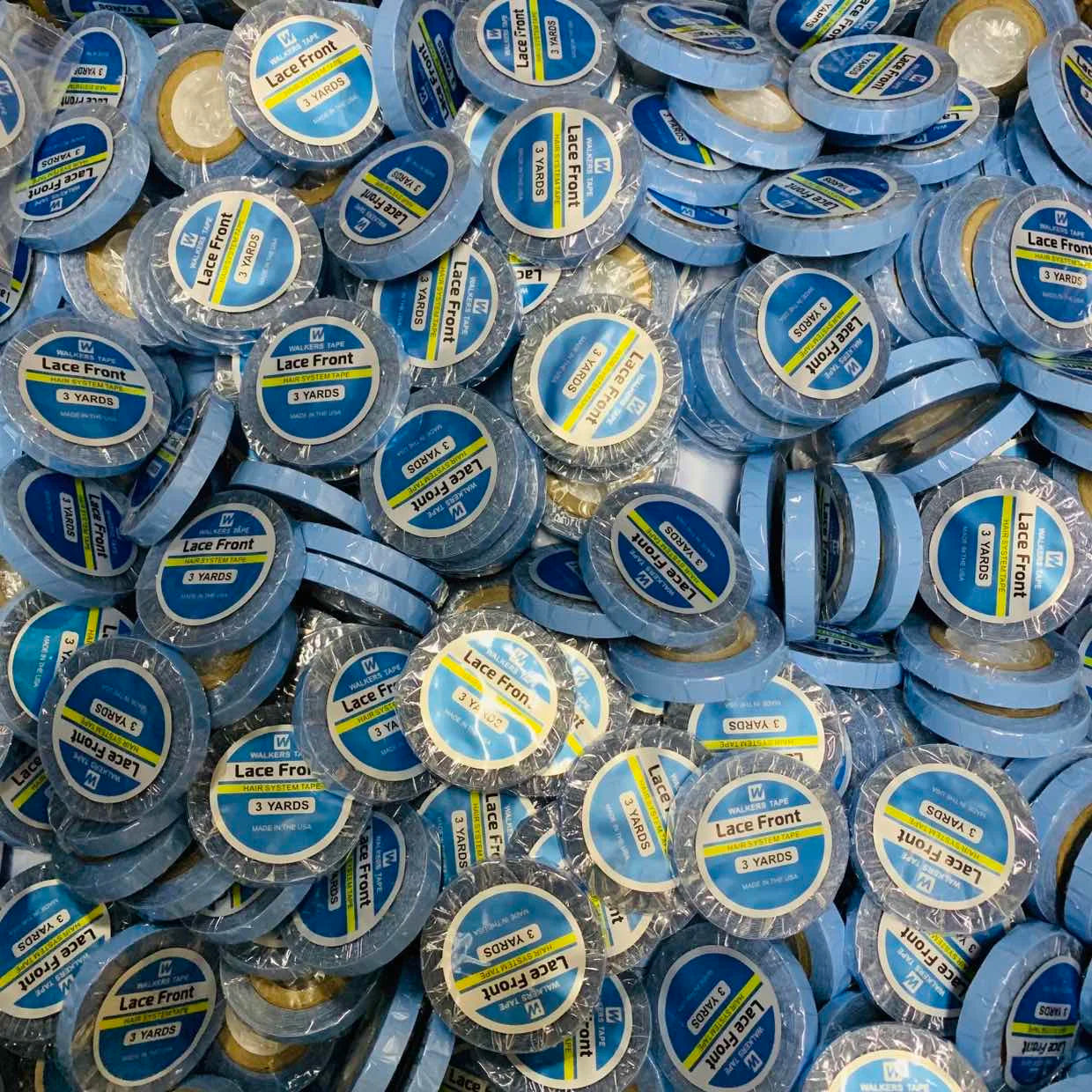 Wholesale 5/10PCS 3YARDS 0.8cm WALKERS TAPE Lace Front Hair SystemTape Extension Ultra Hold Walker Tape double wig adhesive