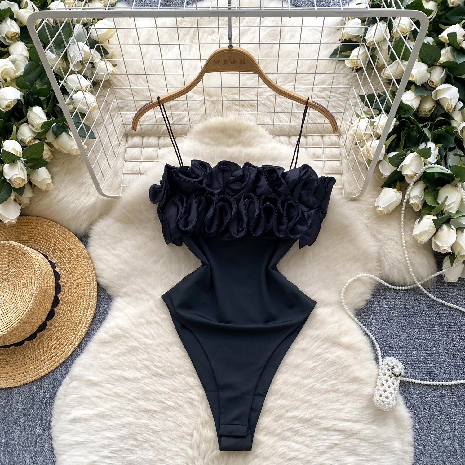 SINGREINY Summer Streetwear Sheath Open crotch Bodysuits Sleeveless Backless Short Rompers Women Solid 3D Flowers Sexy Playsuits