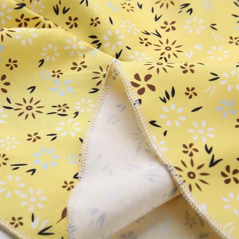 NEW Women's Sexy Casual Home Small Floral Camisole Dress Summer Comfortable Skirt