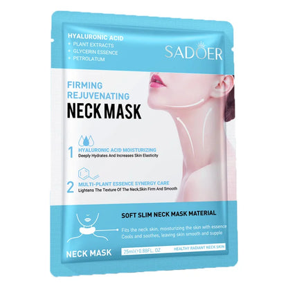 10PCS Collagen Anti Wrinkle Neck Mask Anti Aging Fade Fine Lines Firm Skin Moisturizing Brighten Rejuvenating SkinCare Cosmetics 1pc-25g