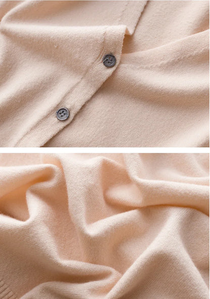 Women Cardigans 2025 Single Breasted Solid Knitted Shirt Spring Autumn Cardigan Korean Fashion V-neck Sweaters Knit Outerwear