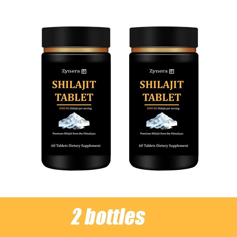 Male Enhancing Supplement With Shilajit Tablets Support for Sperm Quality Natural Muscle Builder Enlargement Pills Stamina Man 2 bottles