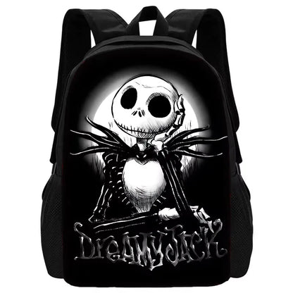 The Nightmare Before Christmas Child School Backpack with Lunch Bags ,Pencil Bags ,School Bags for Boys Girls Best Gift XHOO1-SB-079-A7