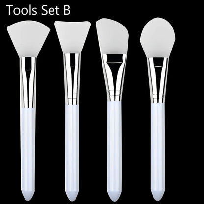 10/5/3/1pcs Facial Mask Bowl Mixing Bowl Acrylic Oil Bowl Set Face Mud Mixing Brush Applicator Beauty Salon DIY Skin Care Tools Set B