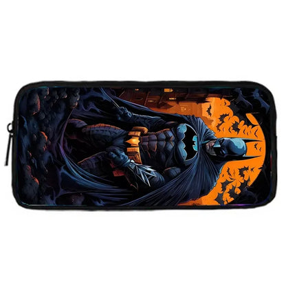 Child Superhero Batmans School Backpack with Lunch Bags ,Pencil Bags ,School Bags for Boys Girls Best Gift XHOO1-BD-049-A4