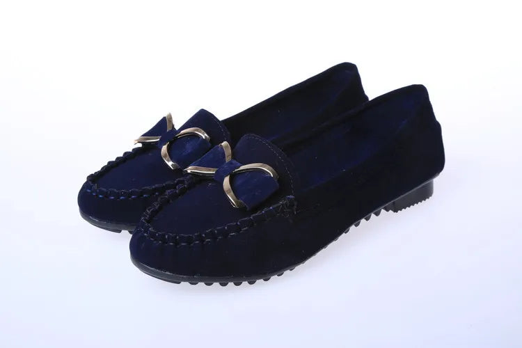 Women's Flat Shoes Fashion Casual Lofers 2023 Ladies Elegant Butterfly-Knot Comfortable Shoes Women Soft Classic Office Shoes