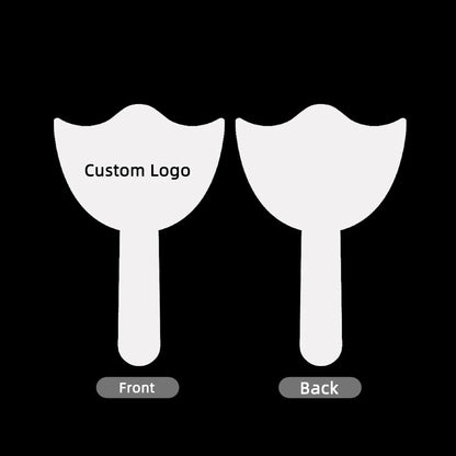 1 Pc Lash Artist Customize Logo Social Media Face Photo Prop Eyelash Technician Prop Handheld Acrylic Palette Lash Salon Tools LashProp