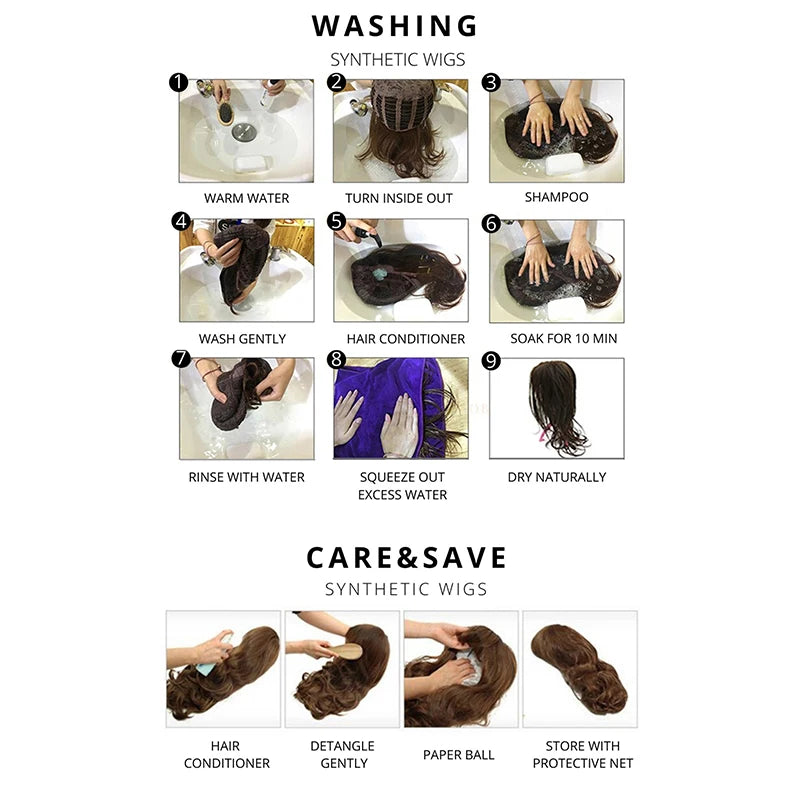 Synthetic A 14-inch black vintage period women's short straight wig with flat bangs is perfect for everyday holiday parties