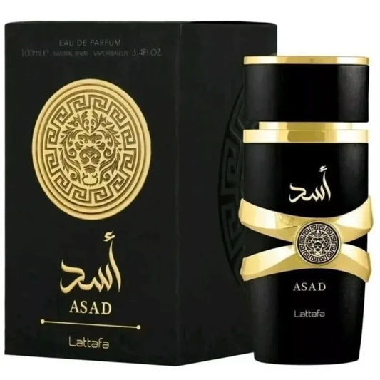 Lattafa Perfumes Black Edition Asad For Unisex Eau De Perfume Spray, 3.4 Ounce Long-Lasting Floral Scent Best Gift - Badiee Stylez