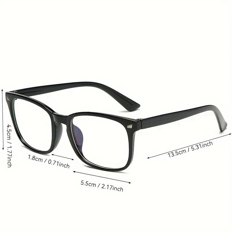 3 Pairs of Y2K Style Fashionable Transparent Lens Glasses Suitable for Daily Wear for Both Men and Women Badiee Stylez
