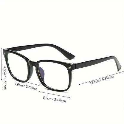 3 Pairs of Y2K Style Fashionable Transparent Lens Glasses Suitable for Daily Wear for Both Men and Women Badiee Stylez